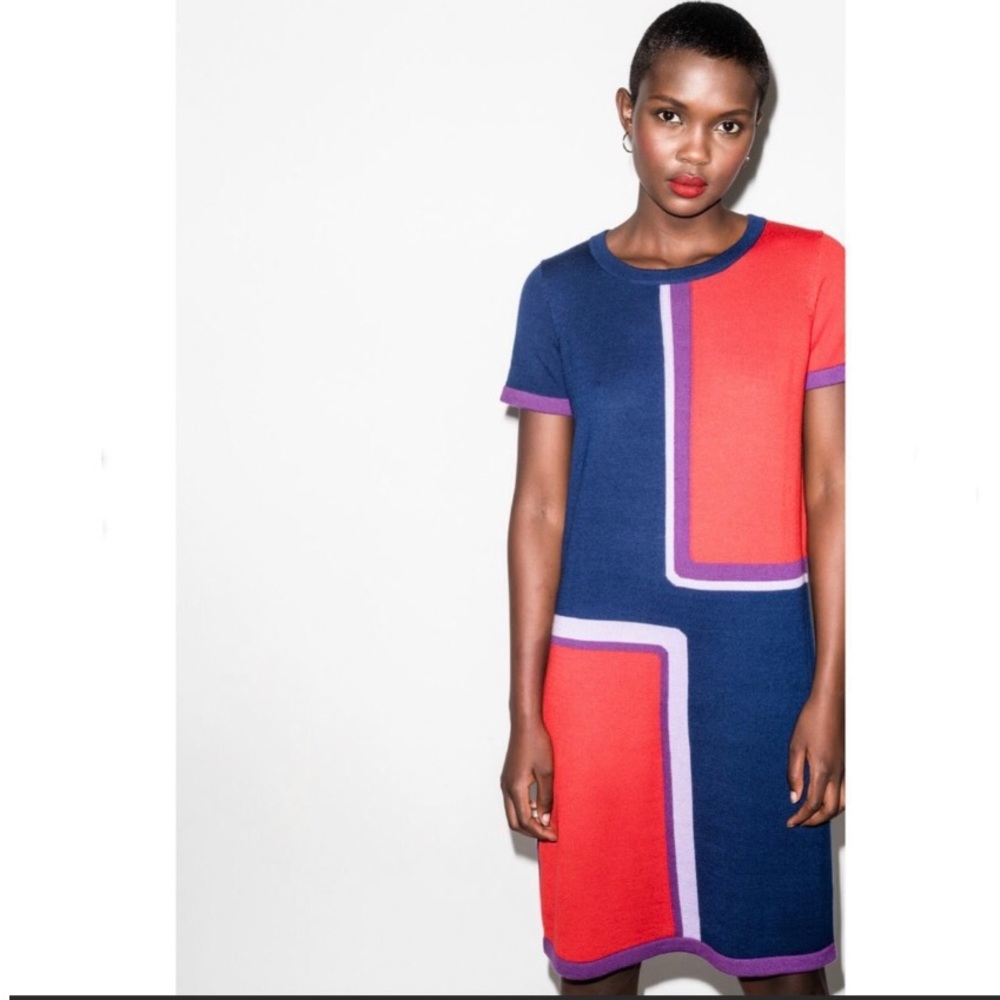 NWT Sinéquanone Paris Retro Pop Midi Dress Size 10